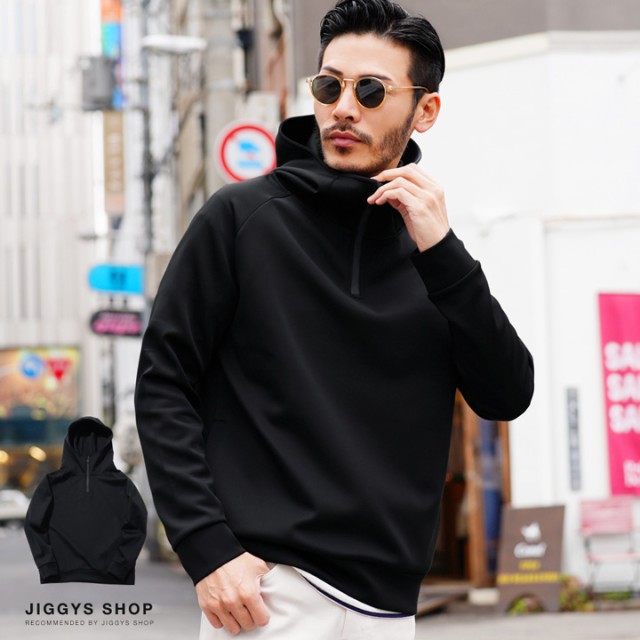 JIGGYS SHOP(ジギーズショップ)ポンチハーフZIPプルパーカー