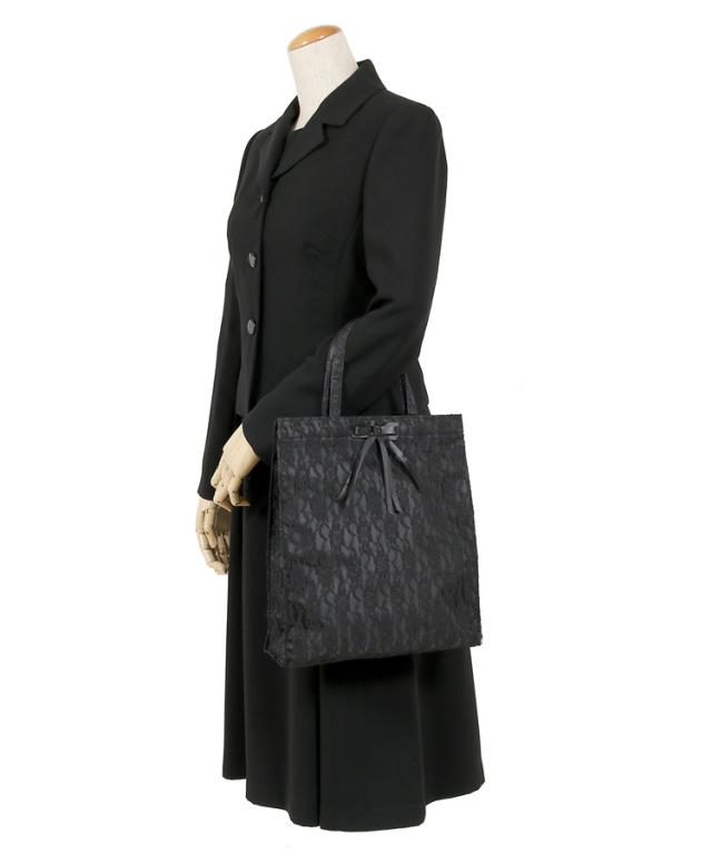 京都スタイルのブラックフォーマルバッグ(喪服 礼服 バッグ )