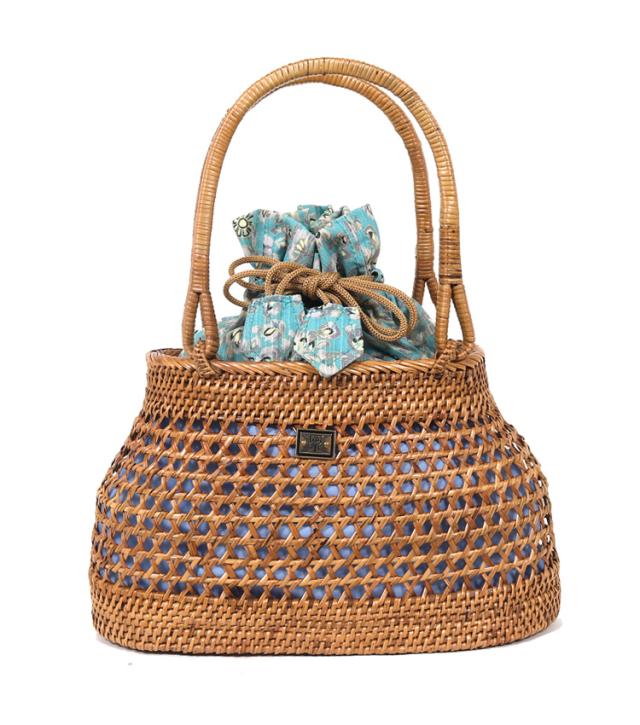 岡重謹製 アタバッグ カゴバッグ