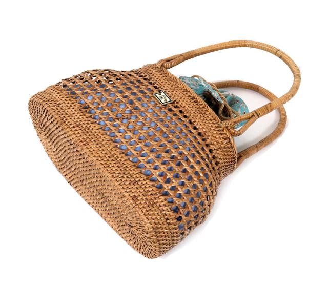 岡重謹製 アタバッグ カゴバッグ