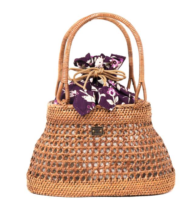 岡重謹製 アタバッグ カゴバッグ