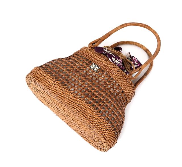 岡重謹製 アタバッグ カゴバッグ