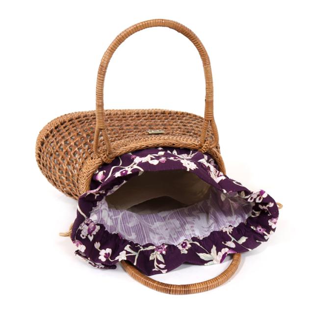 岡重謹製 アタバッグ カゴバッグ