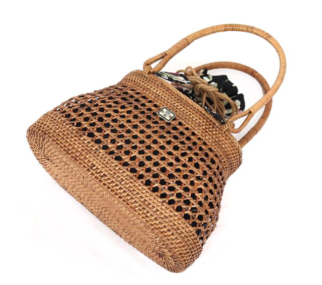 岡重謹製 アタバッグ カゴバッグ