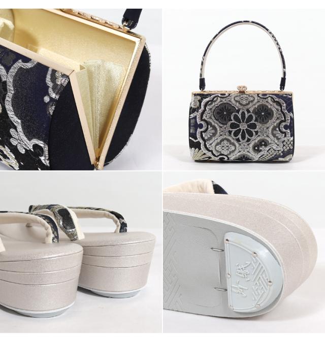 京都スタイル 草履バッグセット  振袖 成人式 結婚式 草履 バッグ