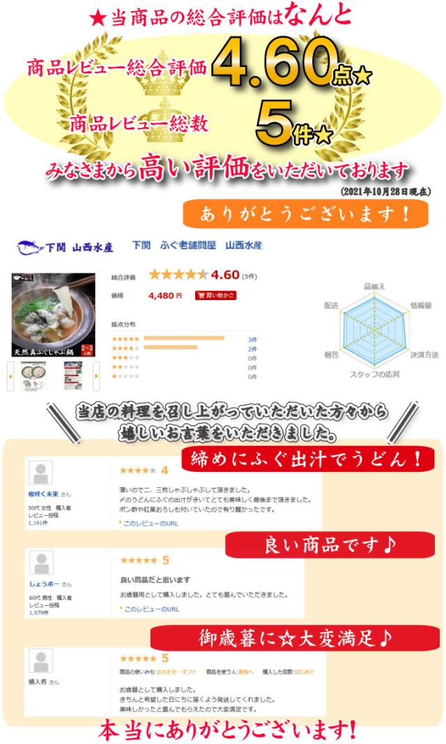 天然真ふぐしゃぶしゃぶセット商品レビュー01