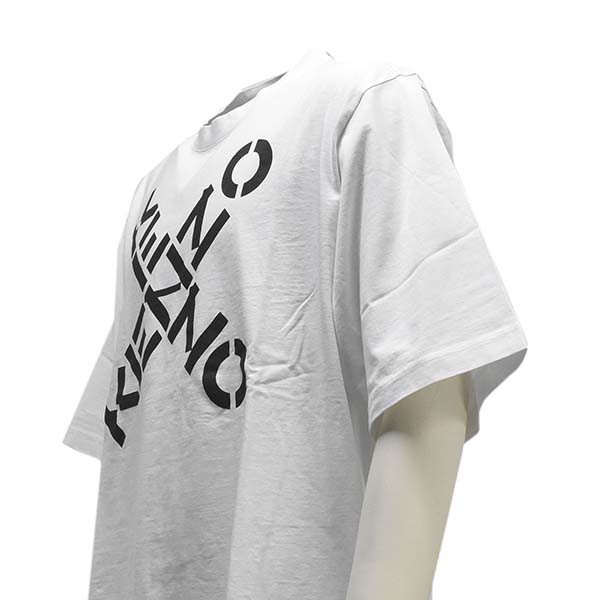 安いそれに目立つ ケンゾー Kenzo Tシャツ トップス ロゴtシャツ Mサイズ Fa65ts5024sj メンズ ホワイト 100 コットン ロゴ ブランド F Fashion 高い品質 Olsonesq Com