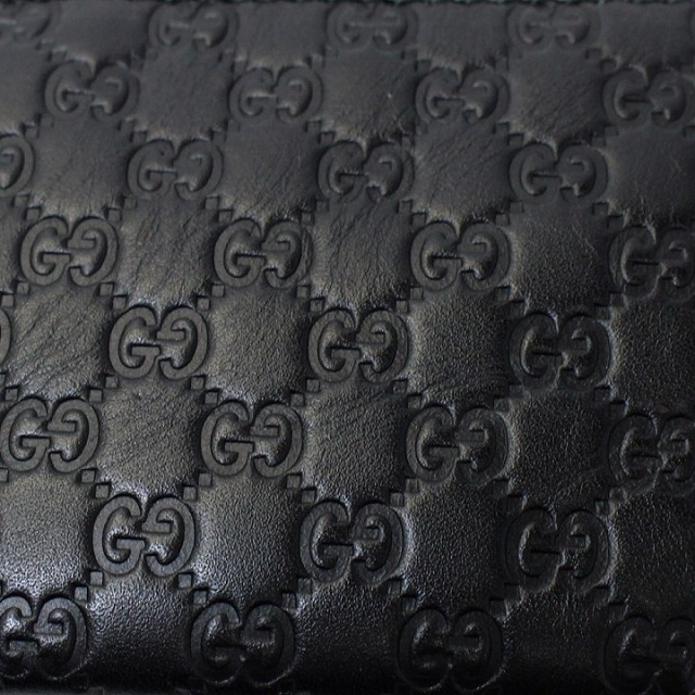 グッチ GUCCI コインケース 小銭入れ マイクロGG レザー