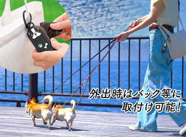 犬 エチケット袋(15枚入り) 2個セット送料無料 犬散歩 エチケット袋 マナー袋 うんち袋 収納ケース付き ゴミ袋 防臭袋 消臭袋 マナー袋 使い捨て ペット用 犬用 猫用 ITFC