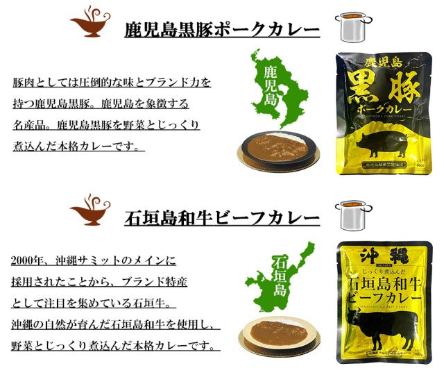 カレー レトルトカレー 8食セット ご当地カレー カレー 伊藤家の食卓