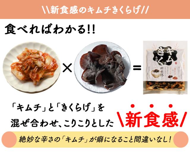 きくらげ キムチきくらげ 1P 100g キムチ 木耳 きくらげ 佃煮 お惣菜 ご飯のおとも 国産 丸虎食品 伊藤家の食卓