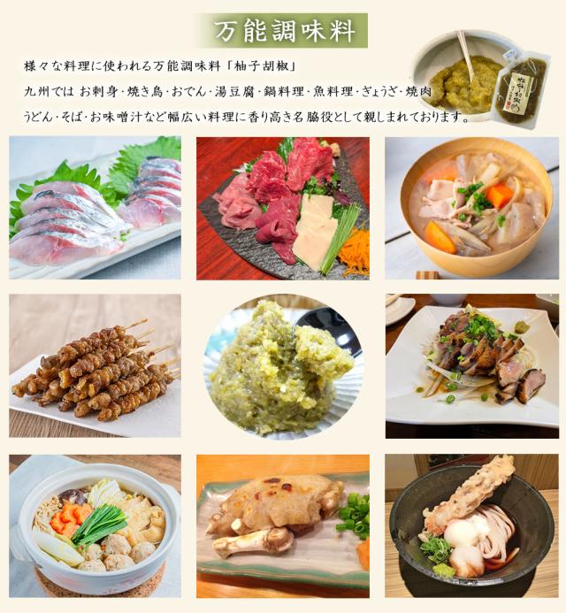 柚子胡椒 柚子こしょう 2P (1P/60g) 送料無料 ゆず胡椒 ゆず 柚子 こしょう 青唐辛子 チューブ パウチ 調味料 国産 川津食品 大分県産 伊藤家の食卓