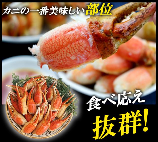 ズワイガニ ボイルズワイガニ カニ爪 1kg 4L 送料無料 ずわいがに爪 ズワイガニ爪肉 蟹爪 カニ爪業務用 お歳暮 ギフト 年末年始 伊藤家の食卓