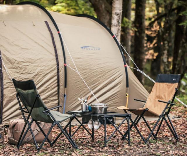 テントファクトリー カスタムブリッジテーブル キャンプテーブル バーベキューテーブル 折りたたみ ローテーブル 81×41.5cm 高さ41cm アルミフレーム 軽量 コンパクト 持ち運び ブリッジ バーナー コンロ台 キャリーバッグ付き おしゃれ TF-BRT78