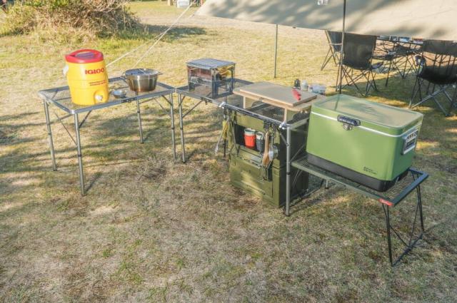 メタルクーラースチールボックスL 60×40×41.5cm 51L 大型 クーラーボックス 断熱性 保冷力 ターンロック キャンプ 車載 車中泊 アウトドア 野外活動 オートキャンプ オシャレ レジャー 父の日 テントファクトリー TF-MBM51