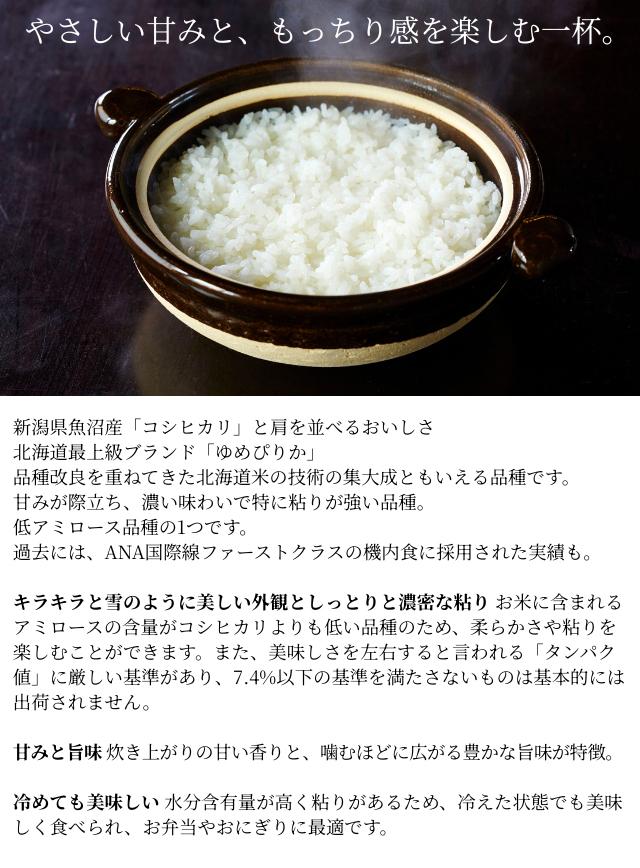 北海道産ゆめぴりか 白米