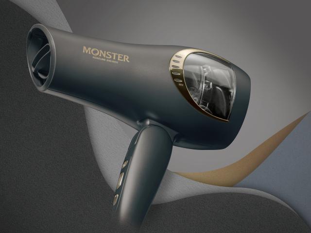 MONSTERダブルファンドライヤーKHD-W810ブラックカラー商品画像