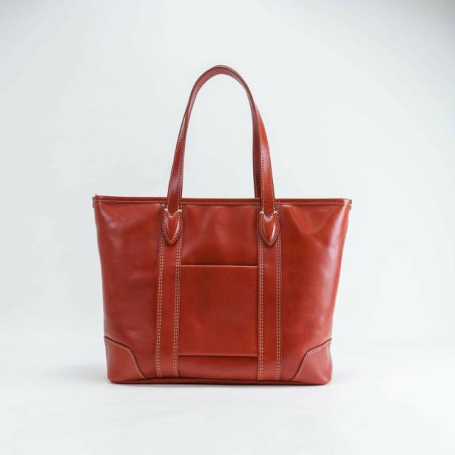  靭 JIN 七升レザートート レッド（限定色） 嘉玄