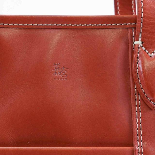  靭 JIN 七升レザートート レッド（限定色） 嘉玄