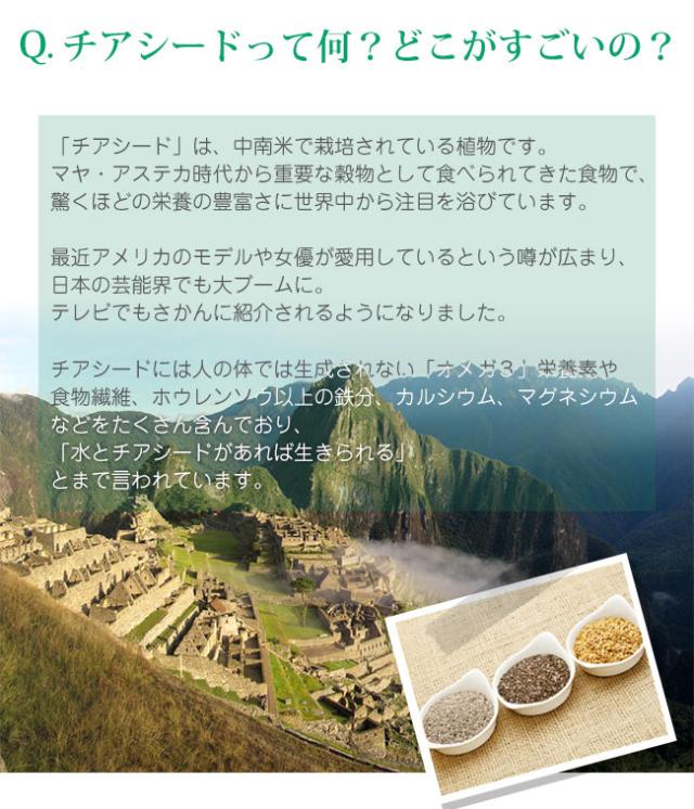 南米生まれのチアシード