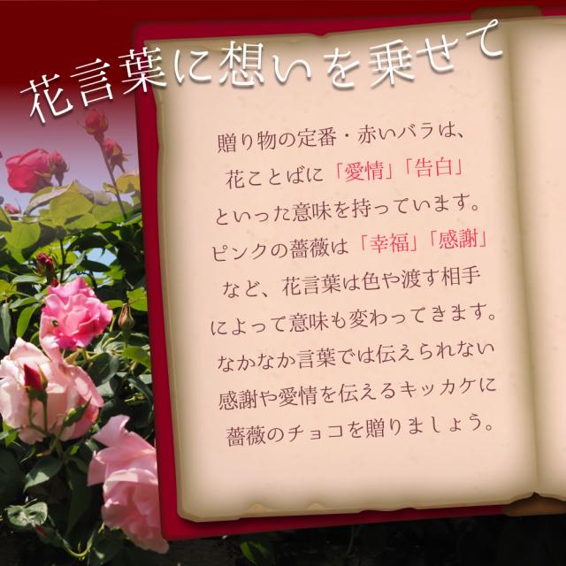 薔薇チョコレート