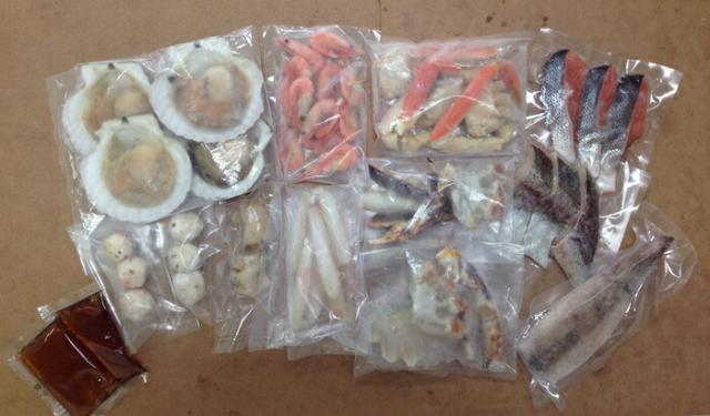 海鮮かに鍋・お届け内容
