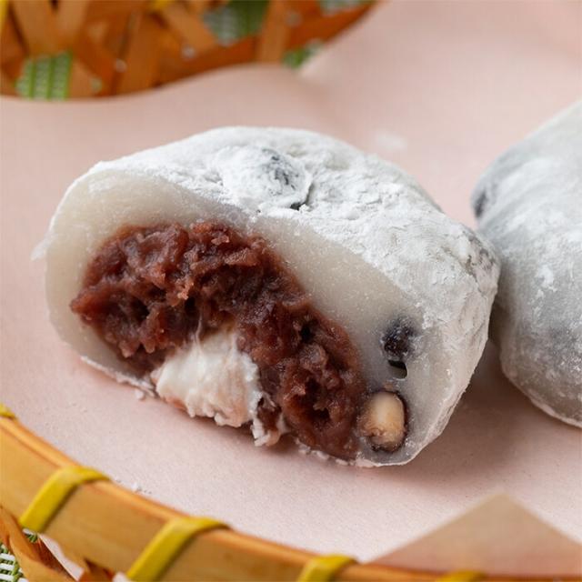 岡山　大正9年創業「おもちの黒川」豆塩大福