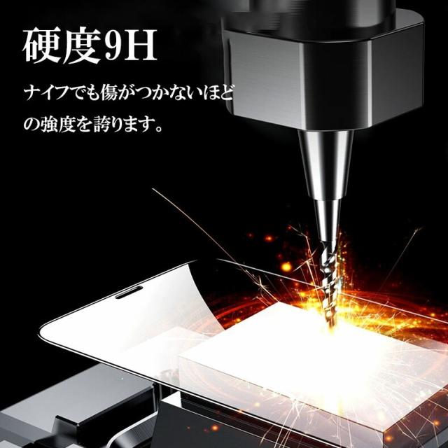 iPhone 14 Pro 全面保護 覗き見防止 9Hガラスフィルム 保護フィルム スマホ 画面保護 液晶保護 フィルム 保護シール アンチグレ アフィルム サラサラ マット