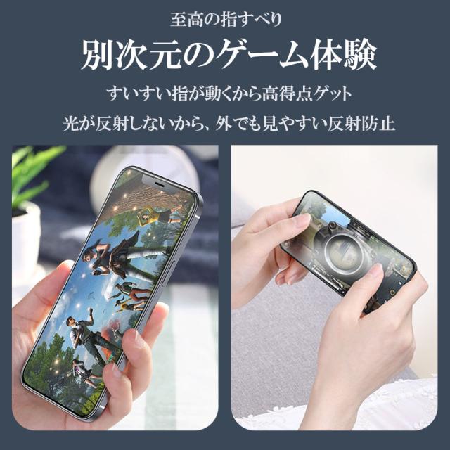 iPhone 14 Pro アンチグレア マット ガラスフィルム 保護シール 保護フィルム