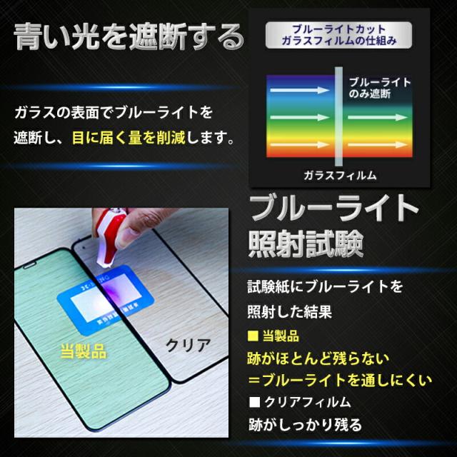 iPhone14 ブルーライトカット 保護フィルム ガラス保護フィルム 保護シール iPhone ガラスフィルム スマホ保護フィルム 画面保護フィルム ブルーカット保護フィルム