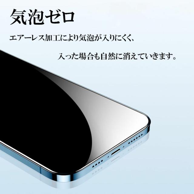 iPhone15 pro max ガラスフィルムプライバシー 覗き見防止 指紋防止フィルム 全面保護 液晶保護シート 耐久性9Hガラスフィルム 指紋防止クリア保護フィルム