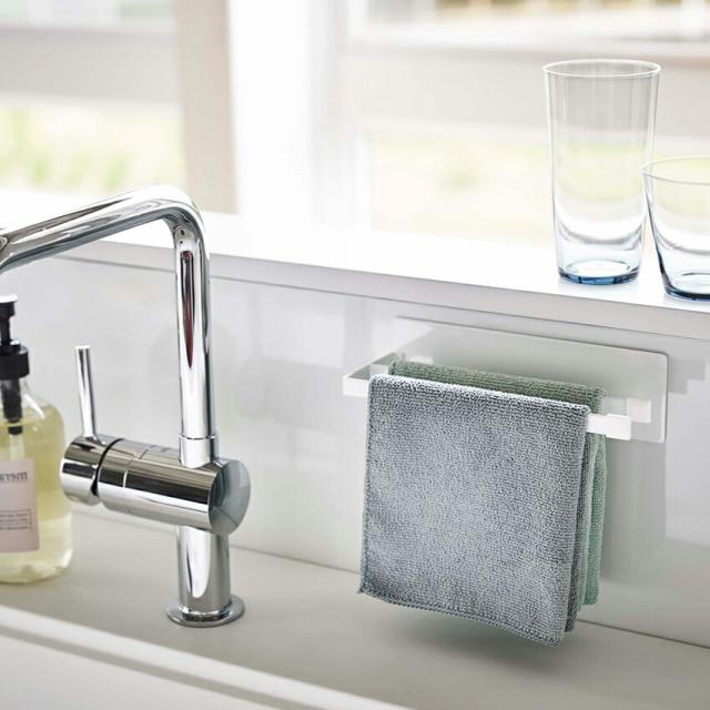 tower マグネット布巾ハンガー スリム 