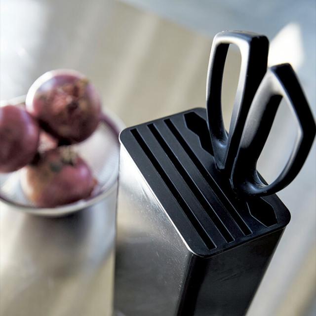 tower キッチンナイフ＆ハサミスタンド