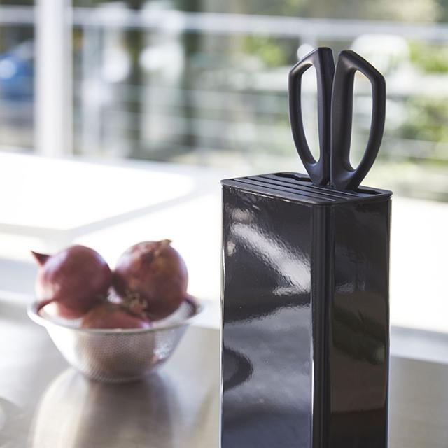 tower キッチンナイフ＆ハサミスタンド