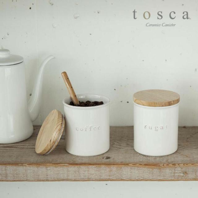 tosca 陶器キャニスター コーヒー