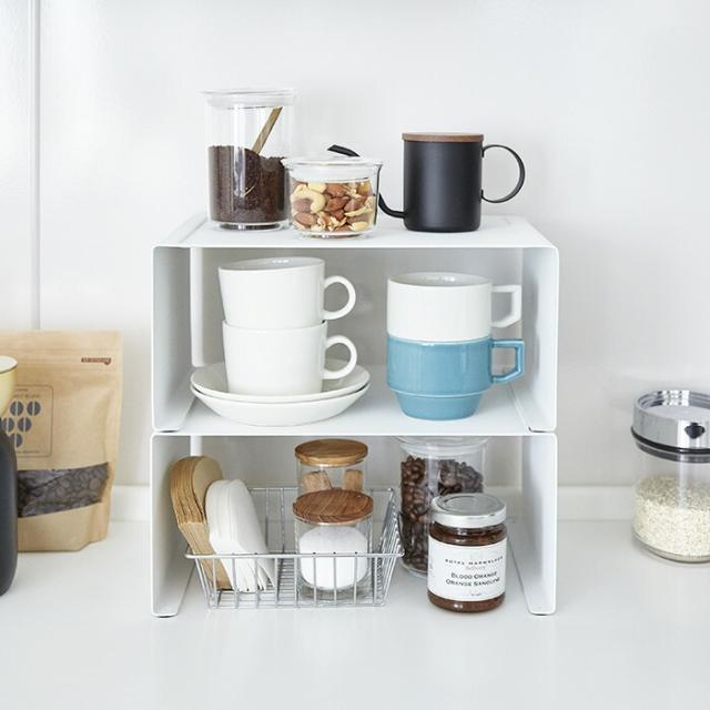 tower キッチンスチール コの字ラック L