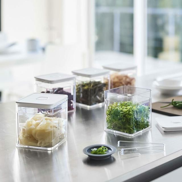 tower トング付き バルブ付き密閉保存容器