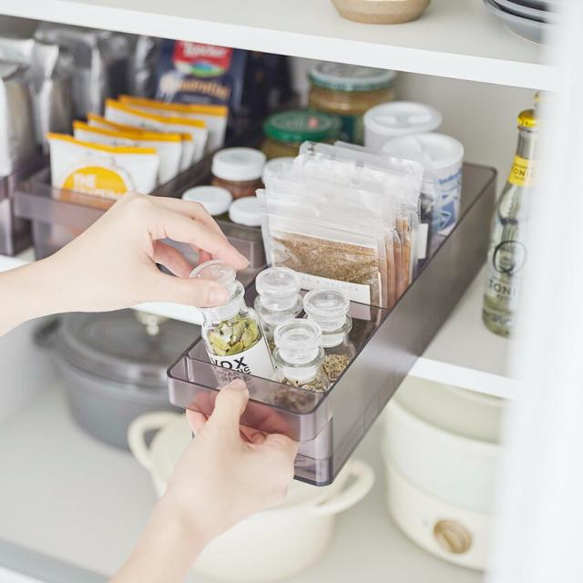 tower 冷蔵庫中収納ケース 仕切り付き