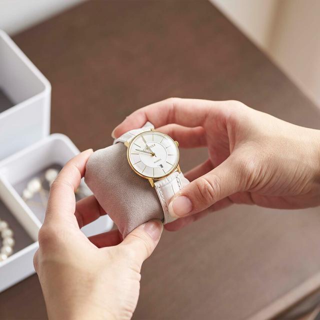 RIN トレー付きスリムアクセサリー＆時計ケース