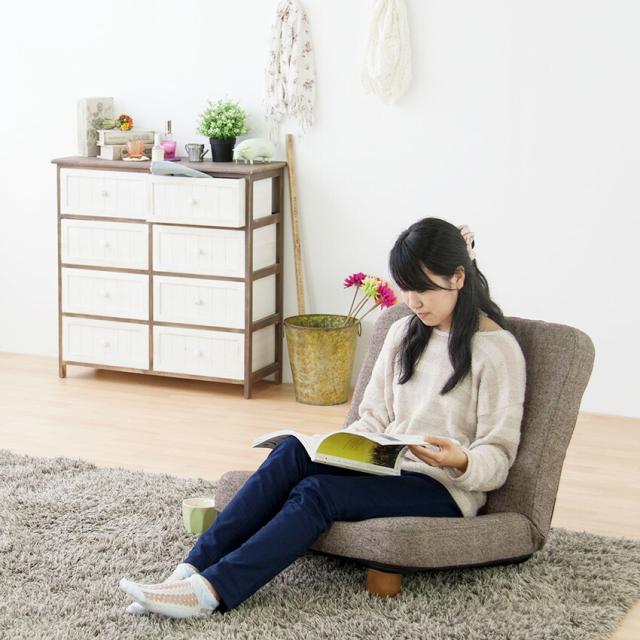 スマート 脚付座椅子