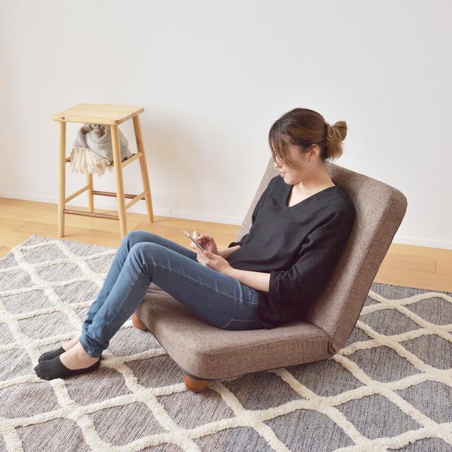 スマート 脚付座椅子