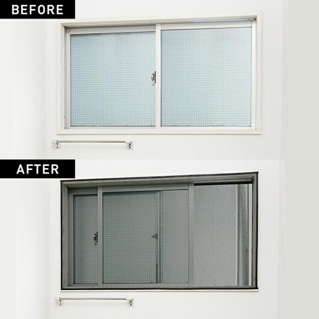 貼るだけ簡単！抗菌網戸ネット