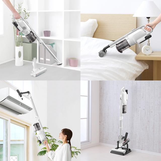 掃除機 コードレス シャープ 2WAY コードレススティック掃除機 サイクロン 吸引力 EC-SR11 -W(ホワイト系) -B(ブラック系) // 便利家電 人気 売れ筋 そうじき 掃除 クリーナー 最小クラス運転音 軽量 クリーナ スティッククリーナー ハンディクリーナー 付属品あり