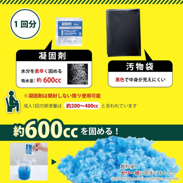 防災用トイレ袋