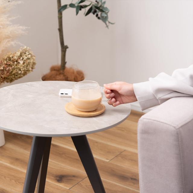 ラウンドサイドテーブル　TAP-205