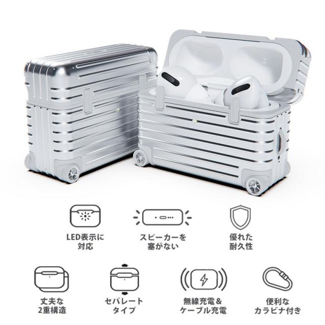 miak キャリーケース for AirPods Pro 第2世代/第1世代