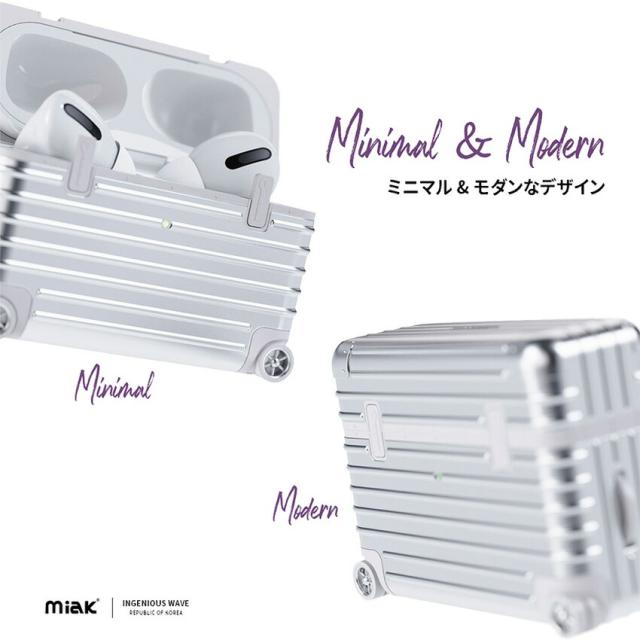 miak キャリーケース for AirPods Pro 第2世代/第1世代