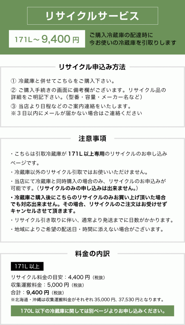 リサイクルについて