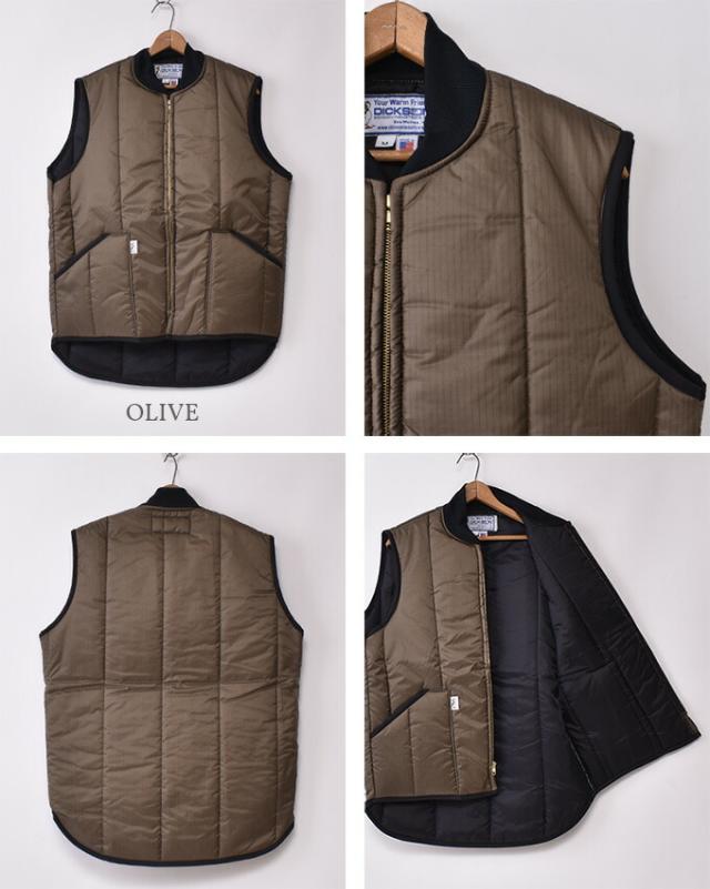 ディクソン / リップストップバーチカルベスト キルティングベスト 全3色 《S-30》