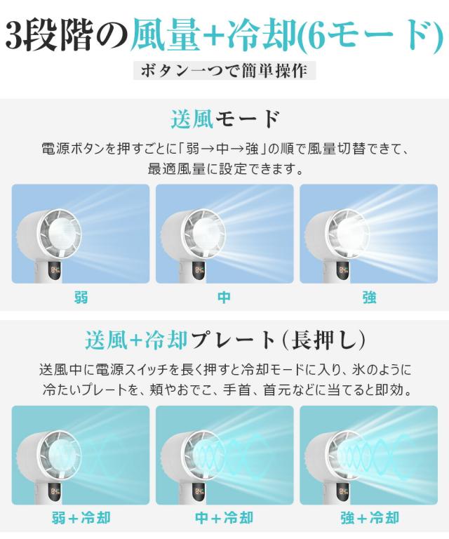 首かけ扇風機 折りたたみ式